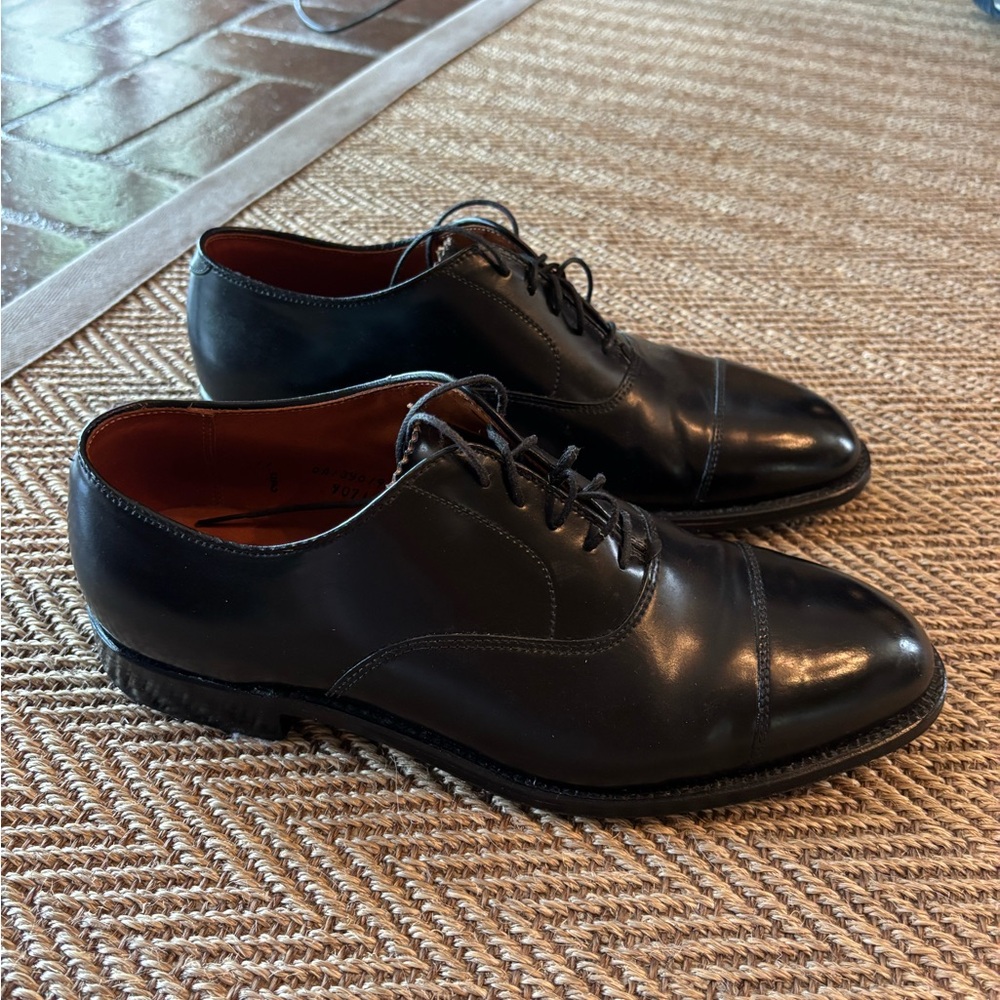 Alden Black Cap-Toe Derby in Polished Shell Cordovan - Picture 3 of 13